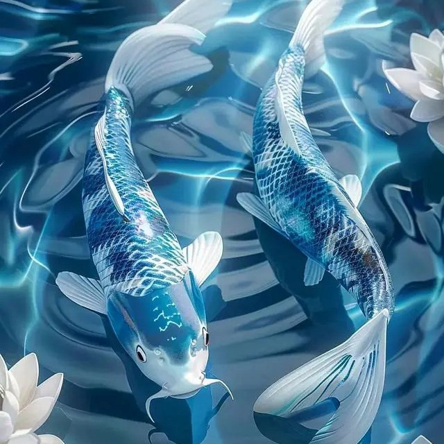 吉祥幸运锦鲤头像图片