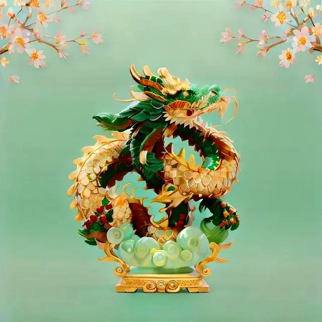 带自己姓氏的头像图片龙