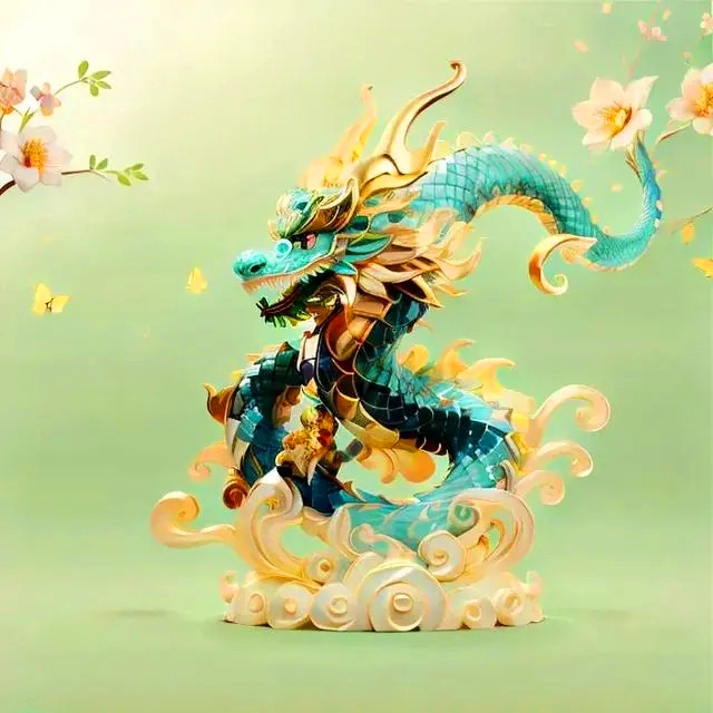 带自己姓氏的头像图片龙
