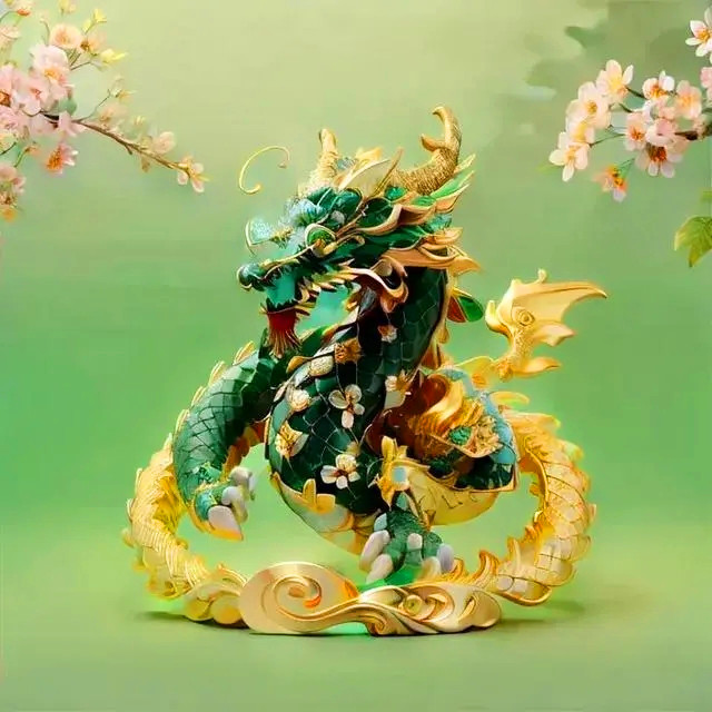带自己姓氏的头像图片龙