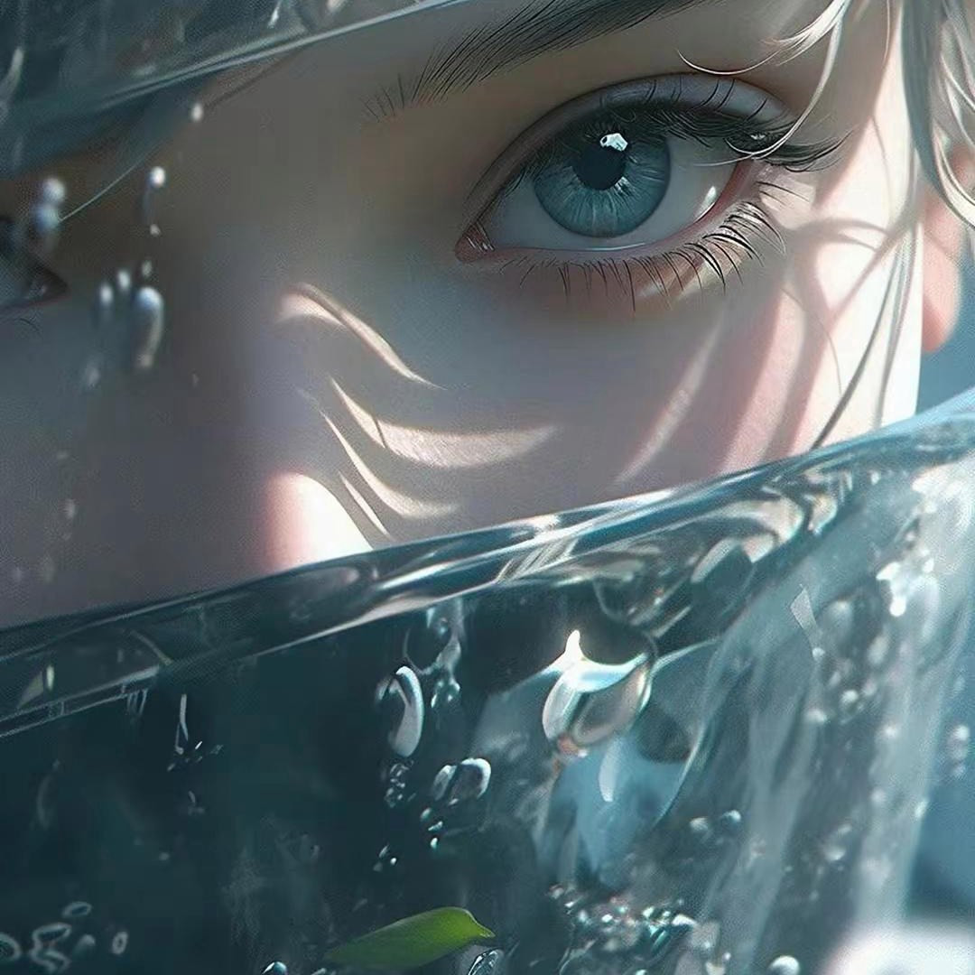炫酷动漫女生眼睛头像图片