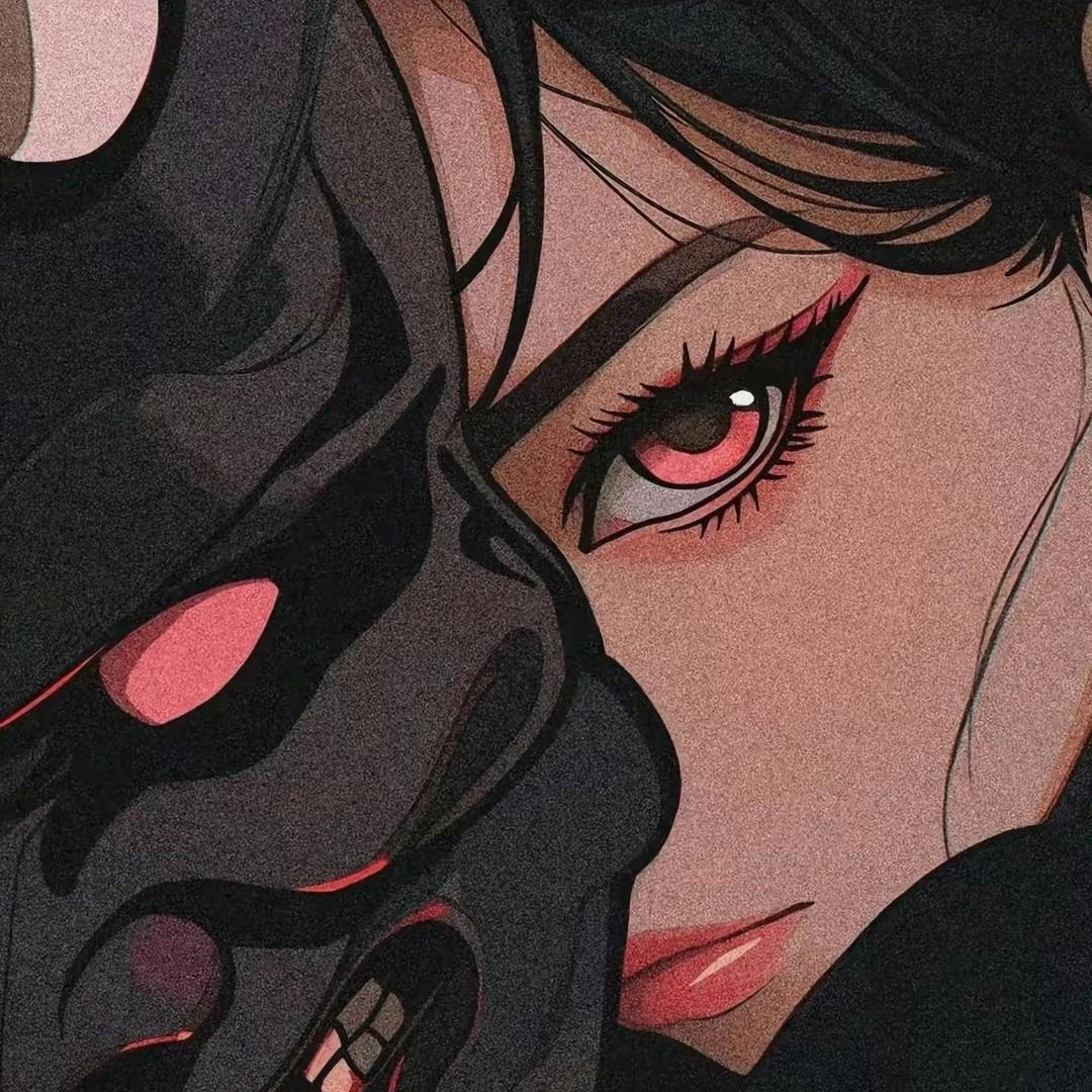 炫酷动漫女生眼睛头像图片