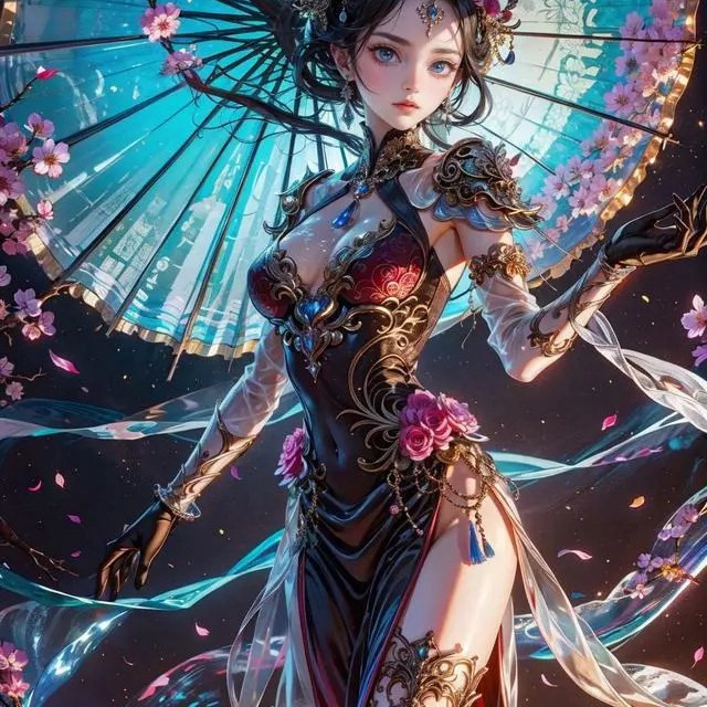 古风霸气女生龙的头像图片