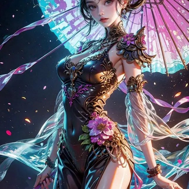 古风霸气女生龙的头像图片