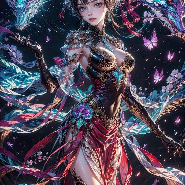 古风霸气女生龙的头像图片