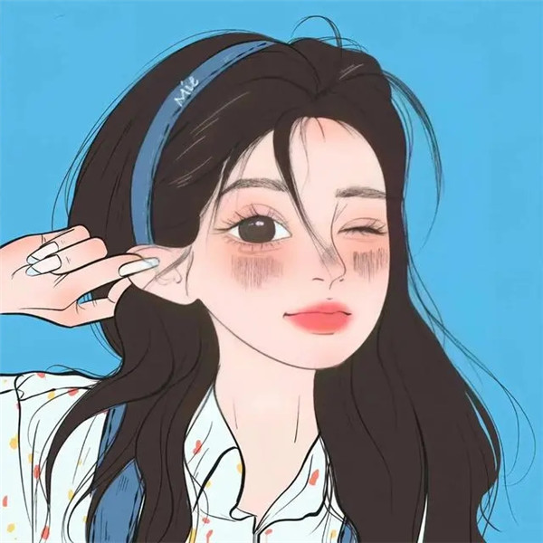 蓝色系高清好看的微信头像图片
