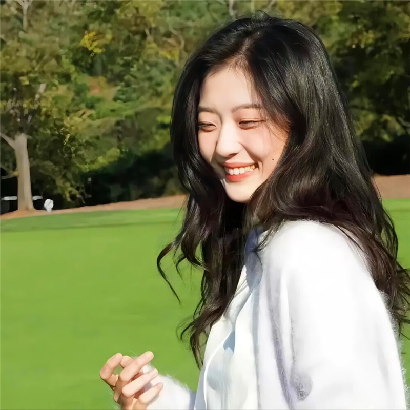 绿色头像好看女生