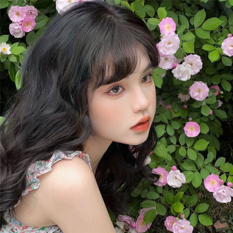 绿色头像好看女生