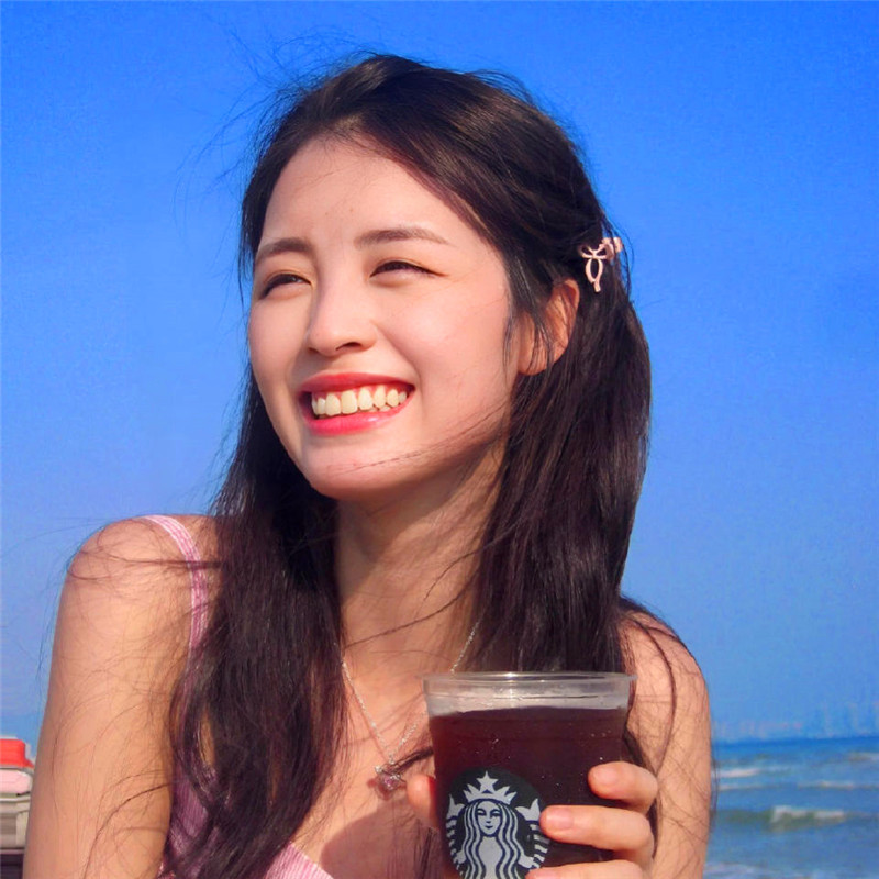 好看的真人微信头像女生