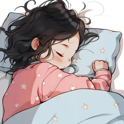 摆烂情侣头像可爱一男一女图片