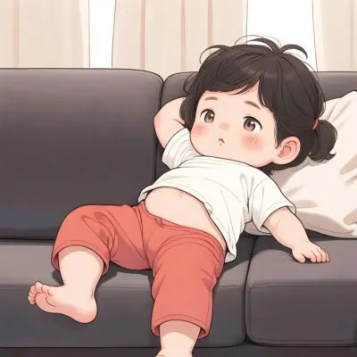 摆烂情侣头像可爱一男一女图片