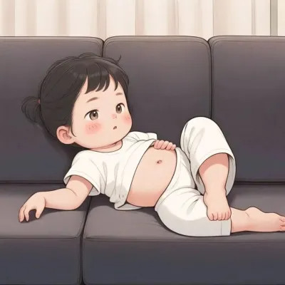 摆烂情侣头像可爱一男一女图片