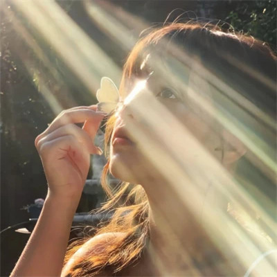 高级光感氛围感女生头像