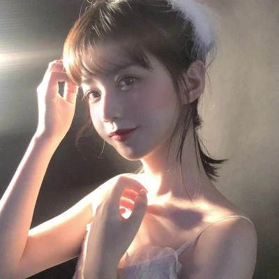 女生头像氛围感有光