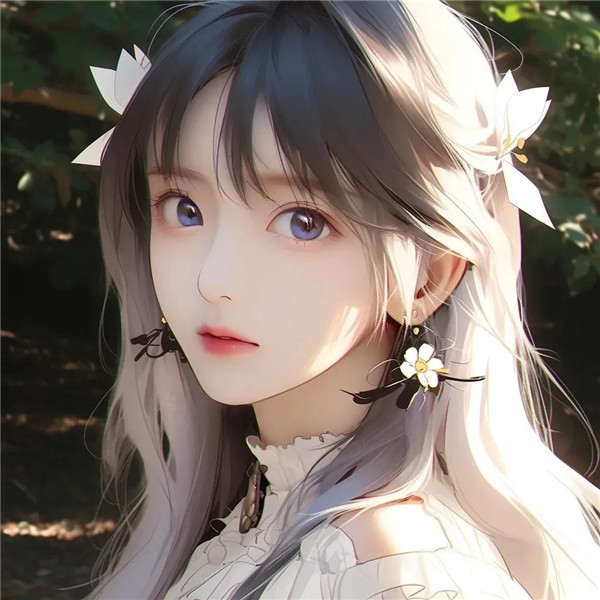 手绘动漫女生头像