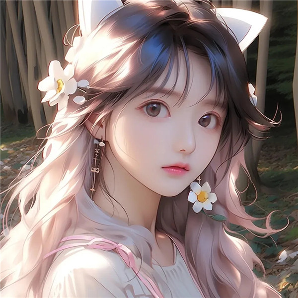 手绘动漫女生头像