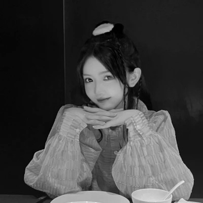 黑白风情侣头像