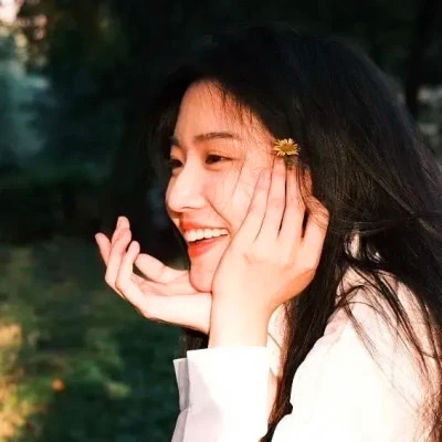 优雅美女侧脸头像