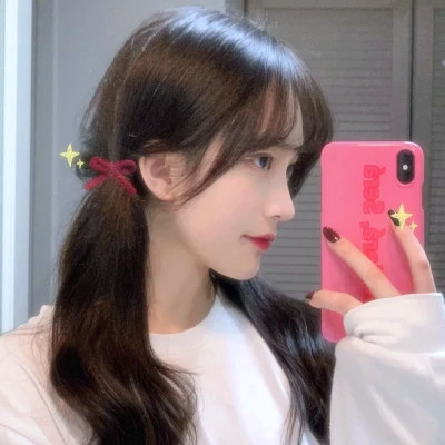 高清气质女侧脸头像