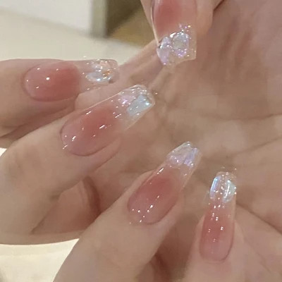 高档气质美甲图片头像