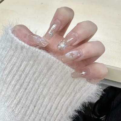 高档气质美甲图片头像