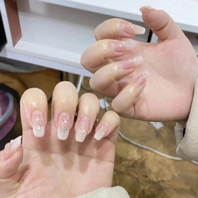 高档气质美甲图片头像