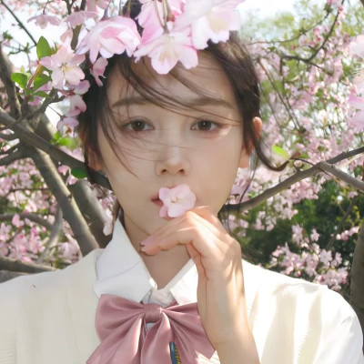春日系女生氛围感头像