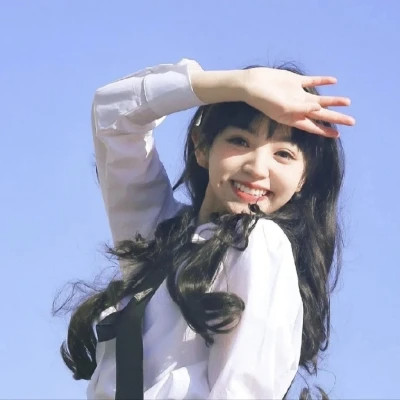 唯美图片可爱女生头像