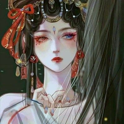 高级感抑郁女头二次元