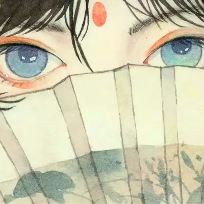氛围感绝美小众女头动漫