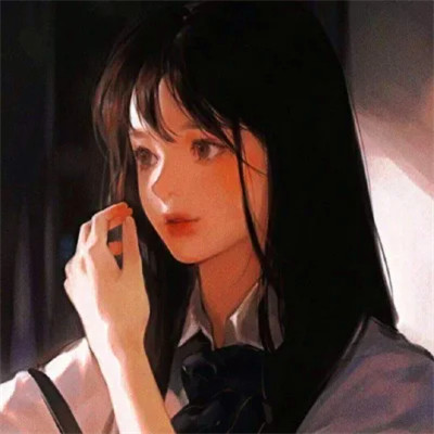 温柔淑女氛围感动漫女头