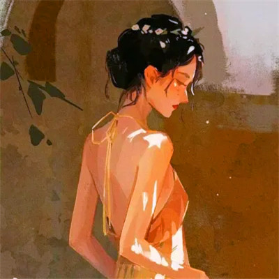 温柔淑女氛围感动漫女头