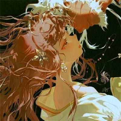 温柔淑女氛围感动漫女头