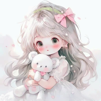 唯美治愈系动漫女头像