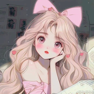 唯美治愈系动漫女头像