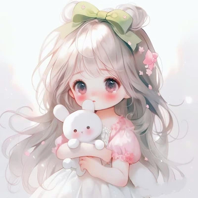 唯美治愈系动漫女头像