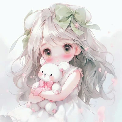 唯美治愈系动漫女头像