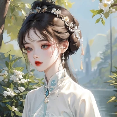 al绘画美少女头像