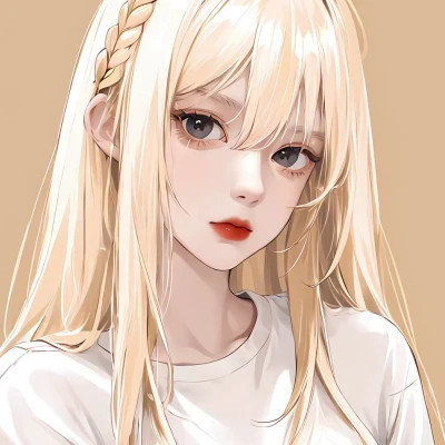 al绘画美少女头像