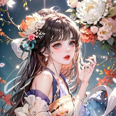 al绘画美少女头像