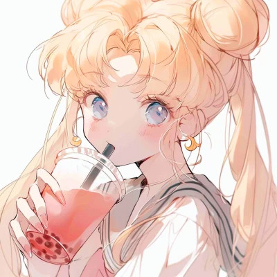 永不换的好看动漫女生头像