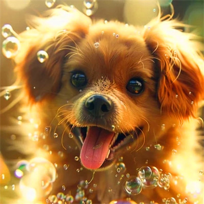 可爱小狗头像图片