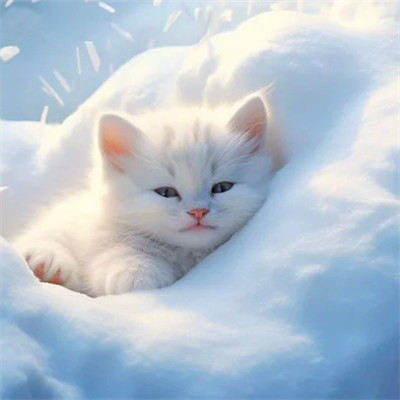 小猫咪呆萌图片头像
