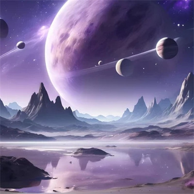 炫酷科幻星空高清风景微信头像