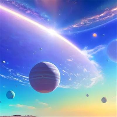 炫酷科幻星空高清风景微信头像