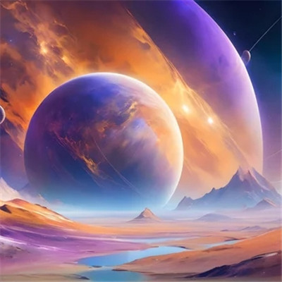 炫酷科幻星空高清风景微信头像