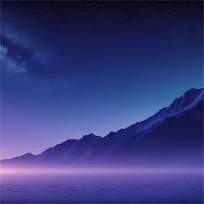 未来感十足的梦幻星空风景头像