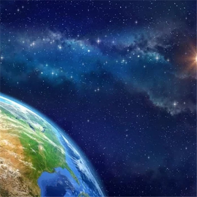 未来感十足的梦幻星空风景头像