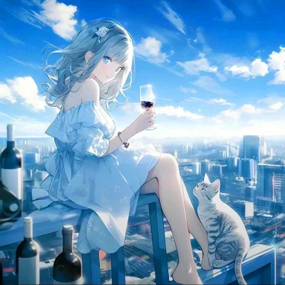 情侣头像不明显的一男一女分开
